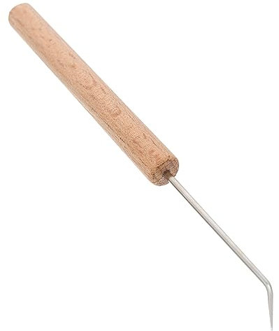 PHENOFICE Premium Holz Häkelnadel Mit Solidem Griff Glatte Oberfläche Für Strickbedarf Ergonomisch Geformte Stricknadel Für Schals Mützen Handschuhe Für Anfänger Und Häkelbegeisterte