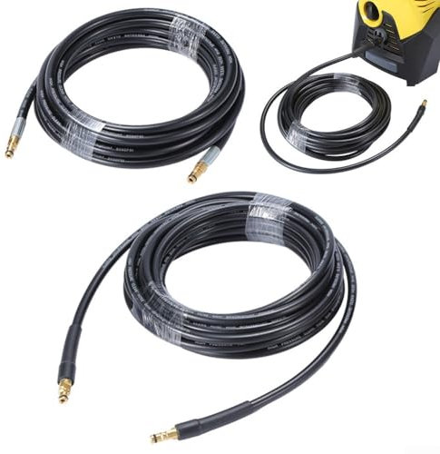 Gettimore Tubo di ricambio per tutti i modelli Kärcher (K2) idropulitrice, adatto per alte pressioni fino a 2610 PSI, prolunga accessori, tubo di depurazione dell'acqua (5 m)
