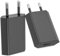 USB-Netzstecker, (2 Pack) Ladegerät für iPhone, Samsung Xiaomi Sony LG Smartphones, iWatch, Kameras, Tablets, MP3 usw., Universal 5V1A USB-Netzadapter (schwarz)
