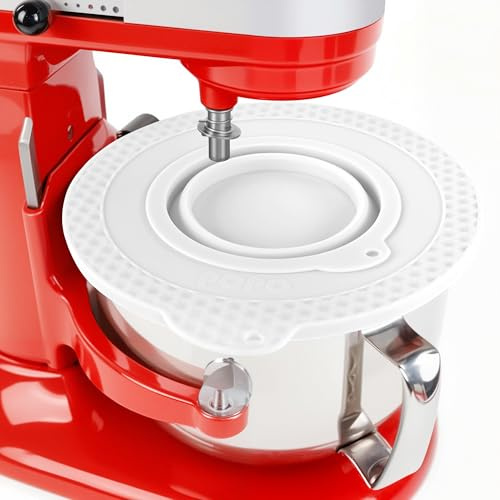 Silicone Mixer Bowl Cover for KitchenAid 6 Quart Bowl-Lift Stand Mixer | Food-grade Material, BPA-Free, Mixer Bowl Lid to Prevent Spilling of Ingredients, Kitchen Aid Mixer Accessories