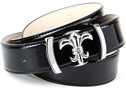 Anthoni Crown Damen 1AL00L Gürtel, Schwarz (Schwarz 010), 95