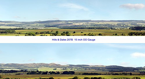 id Backscenes Scenic Backgrounds - 15 inches high - Hills & Dales (207B)