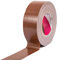 Profi Tape Gewebeklebeband Klebeband für Bühnenbau Gewebeband Verlegerklebeband - Braun, 5cm x 50m, Matt, Wasserfest, Beschriftbar, Rückstandsfrei Abziehbar