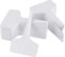 Marcadores vegetales de la etiqueta de la etiqueta T del PVC del T-tipo 200pcs - Etiquetas superiores del jardín del cuarto de niños - respetuoso del medio ambiente - blanco grisáceo (6 x 10cm)