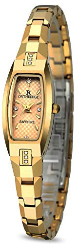 rorios Elegant Damen Armbanduhren Analog Quarzuhr Armband Tungsten Stahlband wasserdichte Armbanduhr