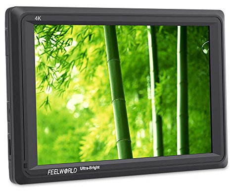 Feelworld FW279 7 Inch 2200nit Ultra Bright DSLR Camera Field Monitor High Brightness Sunlight Viewable Full HD 1920x1200 4K HDMI Input Output