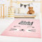 carpet city Kinderteppich Bubble Kids Flachflor mit Katze und Krone in Rosa für Kinderzimmer; Größe: 80x150 cm