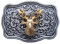 Urban Backwoods Deer Head II Gürtelschnalle für Wechselgürtel Buckle