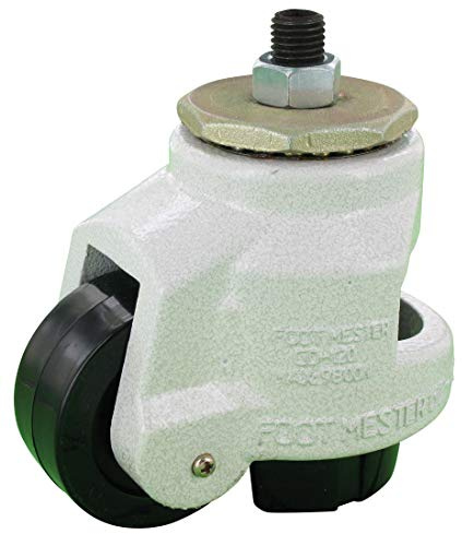 Rollentechnik Schwerlastrolle Nivellierrolle Industrierolle Möbelrolle Polyamid Ø75x30 mit Gleitlager & Rückenloch Bauhöhe 120-138mm Tragfähigkeit 1000 kg