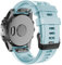 ANBEST Armband für Garmin Fenix 5S/6S/6S Pro/5S Plus/7S/7S Pro Armband, Quick Fit 20mm Silikon Ersatzarmband Passend für Epix Pro 42mm, Descent MK2S/MK3 43mm Armband(Meeresschaum blau)