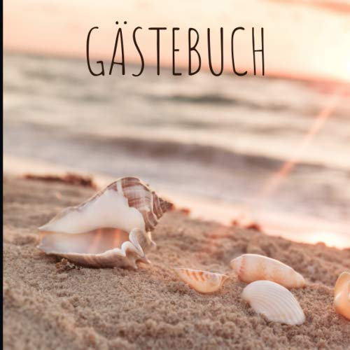 GÄSTEBUCH FERIENWOHNUNG: Gästebuch quadratisch - Ferienwohnung oder im Hotel - Ferienwohnungen - Pensionen / Hotels für Urlaubsgäste - Ostsee / Nordsee