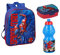 Set Asilo Zainetto 3D + custodia mascherina + portamerenda + borraccia (Spiderman)