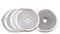 Chiloskit 10pcs 18mm Rotary Cutter Blades Best for Crafters, Quilters, Scrap Bookers, Super Sharp for Neat Cuts, for OLFA Fiskars True Cut Brand Cutters