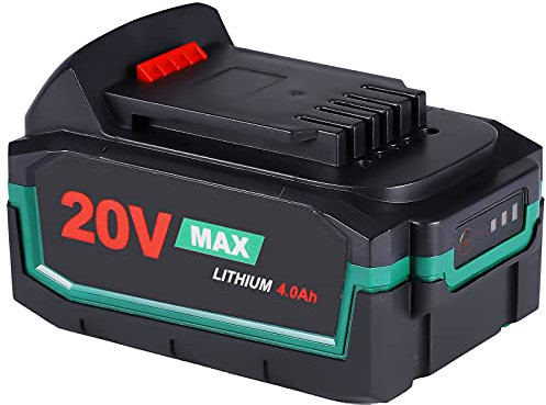 POSENPRO 20V MAX 4.0 Ah Lithium Ion Battery-Pack, Rechargeable Replacement Battery, for All 20V POSENPRO Cordless Power Tools - PALB20-4.0