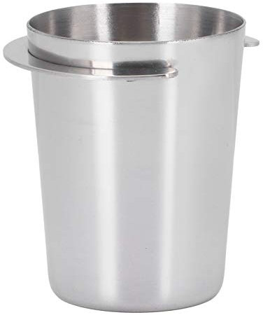 Coffee Portafilter Dosing Cup 51mm Coffee Distributor Stainless Steel Coffee Dosing Cup Powder Feeder Part for Espresso Machine