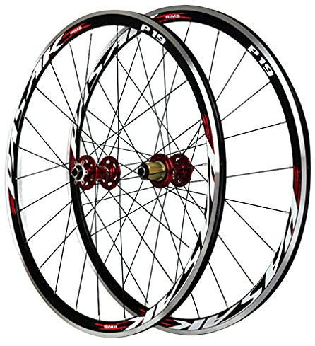 700c Rennrad Laufradsatz Schnellspanner 28 30mm Fahrradfelge C/V Bremse 20/24 Loch Nabe für 7/8/9/10/11/12 Speed Kassette 1650g (C