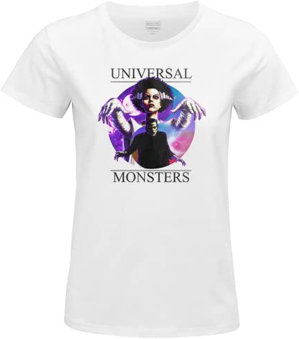 Universal Monster Herren Wounimots004 T-Shirt, weiß, XXL