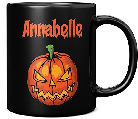 Tazas personalizadas de Halloween para adultos o niños, diferentes diseños disponibles, incluyendo bonitos diseños para niños pequeños, decoración de fiesta de Halloween, taza negra con nombre e