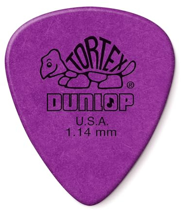 Dunlop Picks - Tortex Standard Purple 1.14mm - Refill Bag 24