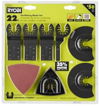 RYOBI 22-teiliges oszillierendes Klingen-Set