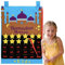 Eid Mubarak Countdown-Kalender Filz, Ramadan Countdown Kalender, Eid Mubarak Hängen 30 Tage Kalender, Filz Eid Mubarak Adventskalender, Ramadan Party Dekoration (Blau)
