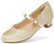 DREAM PAIRS Ballerinas Mädchen Mary Jane Flache Schuhe Ballerinas Prinzessin Schuhe Kommunionschuhe Schulschuhe,Size 34,Gold,KFL219-E