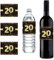 Sumerk 24 Pcs 20th Birthday Bottle Labels Cheers to 20 Years Stickers 20th Happy Birthday Gift Idea Decorations 20th Sticker for Birthday/Wedding Party