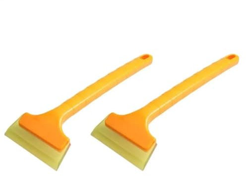 Pala da Neve 2Pcs Auto Inverno Neve Sgombero Strumenti Portatili Spazzaneve Manico Lungo Accessori per Auto Funzionamento Facile Badile Neve (Color : S)