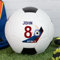 Wanapix | Personalisierter Fußball | Fußbälle mit Name, Foto und Text | Fussball für Kinder und Erwachsene | Premium | Blau und Rot