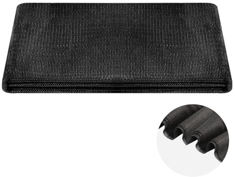 Universal PVC Teppich Antirutschunterlage, 300 x 200cm Schwarz Mehrzweck-Antirutschmatte, Zuschneidbar und Abwaschbar Anti Rutsch Matte, Anti Rutsch Unterlage für Schubladen Teppiche Regale