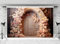 Kate Fotografie Backdrop 2.2x1.5m/7x5ft Bogen Blumendekoration Hintergrund Beige Palast Hochzeit Braut Dusche Photocall Kinder Geburtstag Portrait Fotoshooting