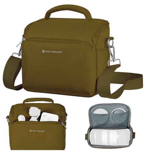 K&F Concept Camera Sling Bag Small Crossbody Camera Case DSLR/SLR/Mirrorless Compact Shoulder Photography Bags for Photographers