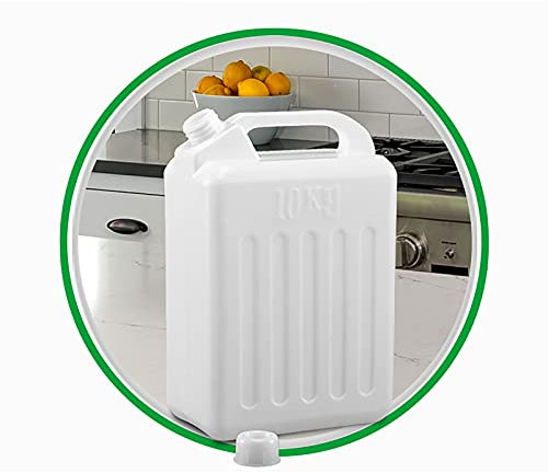 asdchZen Réservoir d'eau Réservoirs d'eau en Plastique Résistant Aux Chutes Conteneur De Stockage d'eau 10L 20L 25L Bouteille d'eau en Plastique Camping Randonnée Stockage d'eau C,20L