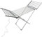 Addis Heated Fold out Winged Indoor Clothes Airer Quick Drying 12 metres drying space, Electric with UK plug 230w, Silver
