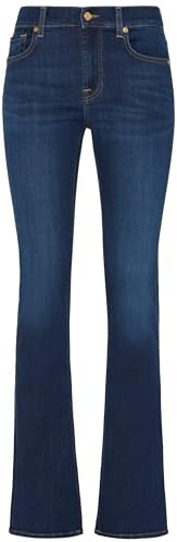 7 for All Mankind Damen Jeans Bootcut Bair Rinsed Indigo