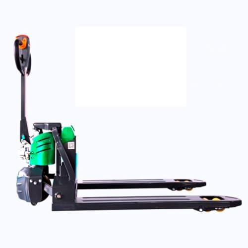 Hand Pump Push Pallet Truck Full Electric Power Pallet Jack Truck 3300lb Cap, Lithium Battery Motorized Trucks Lift for Material Handling Pallet Truck(55cm)