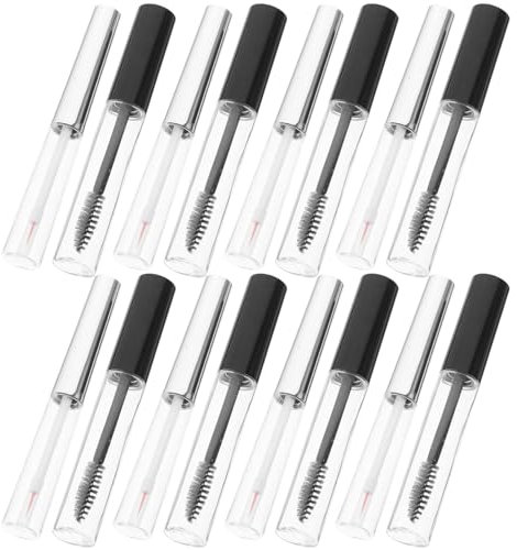 Beavorty 2sätze Leere Mascara-tube Nachfüllbar Transparente Mascara-flasche Wiederverwendbar Geeignet Für Wimpern Und Augenbrauenserum