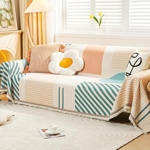 HSIRYAOHD Überwürfe für Sofas, große Überwürfe für Sofas, Decken für 1/2/3/4-Sitzer, Sofa-Handtuch, L/U-Form, Sofaüberwurf, Chenille, dicker Sessel, Couchüberzüge, klein und groß
