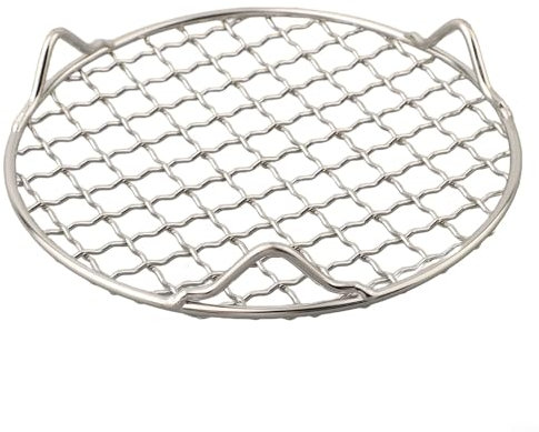 Griglia rotonda in acciaio inox, perfetta aggiunta alla tua cucina per attività di cottura, raffreddamento e cottura a vapore (15 cm)