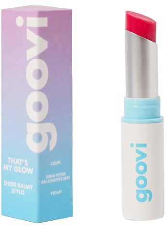 GOOVI That's My Glow Tinted Lip Balm, Getönter, pflegender Lippenbalsam | Mit Meeresalgenextrakt, pflegend & glänzend, 2,5g