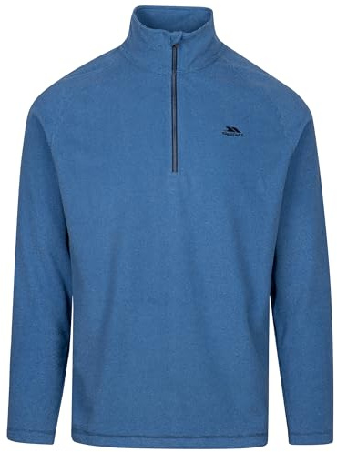 Trespass Mens 1/2 Zip Fleece Keynote Harbour Blue in Size - XXL