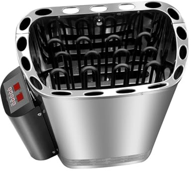 DIGNIFE Vaporizzatore per Sauna, Piccola Stufa for Sauna Domestica con Controllo Integrato, Montaggio a Parete, Controllo Intelligente a Temperatura, Stufa for Sauna in Acciaio Inossidabile(N,45)
