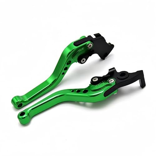 Motorrad Bremshebel Für Z900 Für Ninja 650R Motorradzubehör CNC-Parkgriff Kupplungsbremshebel(Green)