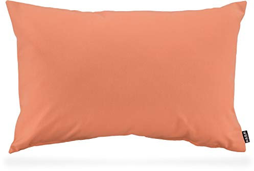 H.O.C.K. Classic Uni Outdoor Kissen inkl. Füllung Garten schmutz und wasserarbweisend (60x40, Coral)