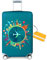 OrgaWise Kofferhülle Luggage Cover Gepäck Cover Gepäckabdeckung for Travel Luggage Schutzhülle Koffer (Flugzeug, L(25''-28''))