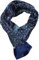 UK_Stone Klassisch Seidenschal Paisley Blumen Halstuch Herren Schal Dunkelblau