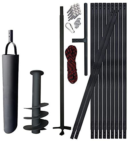 PWSAM Mèche de puits à main 180 mm 12 m + plunscher 133 mm