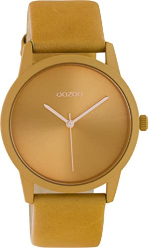 Oozoo Timepieces Damen Uhr - Armbanduhr Damen mit 20mm Lederarmband | Hochwertige Uhr für Frauen - Edle Analog Damenuhr in rund C10948