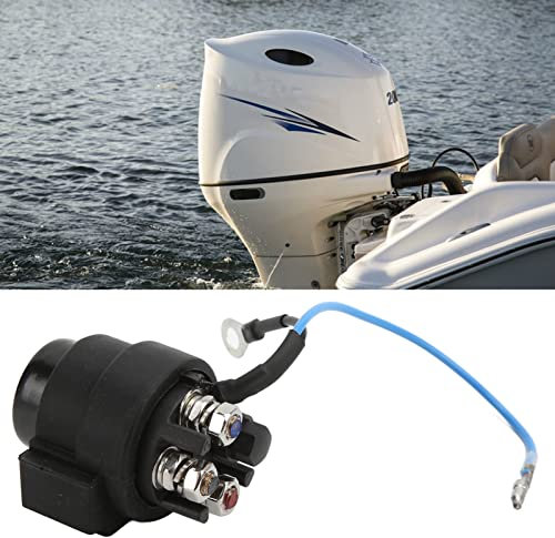 Solenoid Starter Tilt Trim, Marine-Anlasser-Kipp Trimm-Neigungs-Relais für Außenborder Kipprelais-Magnetspule Ersatz für 4-Takt-Starter-Bootsmotor OEM-Nummer 38410-94550 38410-94551 38410-94552