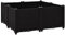 vidaXL Polypropylene Raised Bed - Stylish Black Outdoor Planter for Garden, Patio and Balcony - Exhibiting Versatility and Durability
